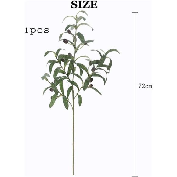Artificial Olive Branch Stems 5pcs 28 Inch - Picture 4 of 6